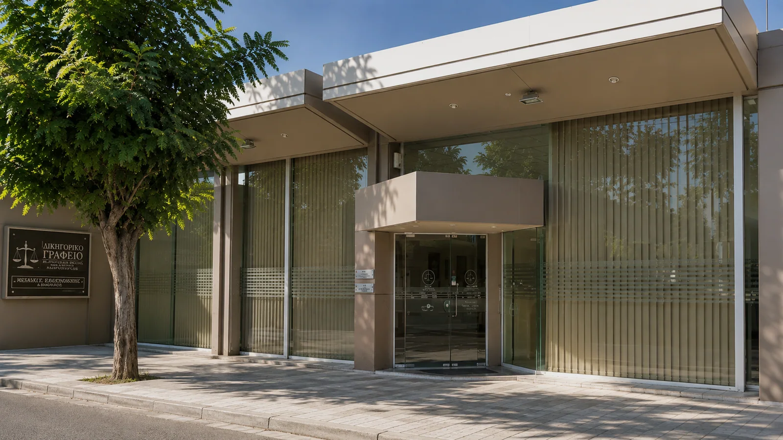Εξωτερική όψη του Δικηγορικού Γραφείου Μιχαήλ Π. Εκατομμάτης & Συνεργάτες στην Κω